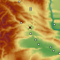 Nearby Forecast Locations - Selah - Map