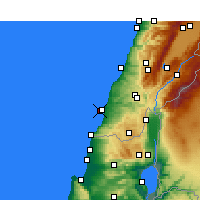 Nearby Forecast Locations - Aadloun - Map