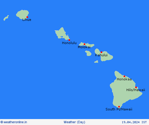 overview Hawaii Pacific Forecast maps