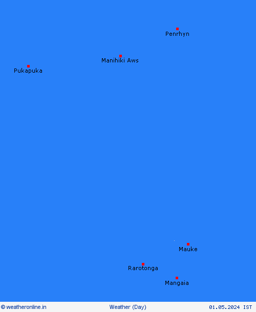 overview Cook Islands Pacific Forecast maps