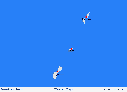 overview Marianen Pacific Forecast maps