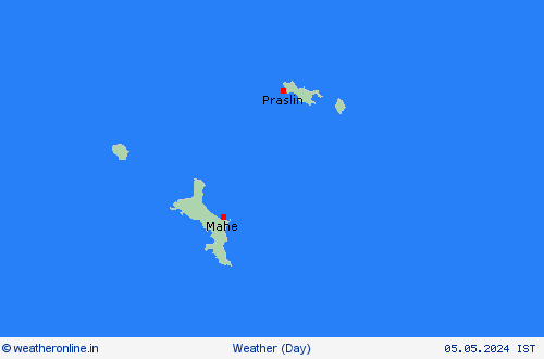 overview Seychelles Africa Forecast maps
