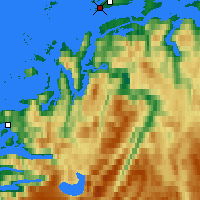 Nearby Forecast Locations - Bodø - Map