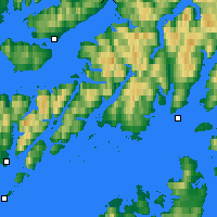 Nearby Forecast Locations - Sortland - Map