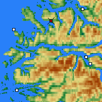 Nearby Forecast Locations - Fiskåbygd - Map