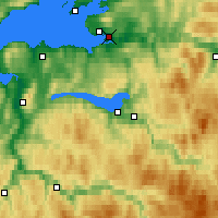 Nearby Forecast Locations - Værnes - Map