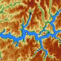 Nearby Forecast Locations - Fjaerland Bremuseet - Map