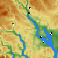 Nearby Forecast Locations - Lillehammer-Saetherengen - Map