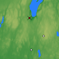 Nearby Forecast Locations - Jönköping - Map