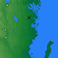 Nearby Forecast Locations - Gladhammar - Map