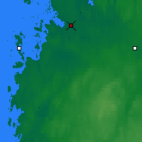 Nearby Forecast Locations - Vaasa - Map