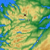 Nearby Forecast Locations - Loch Glascarnoch - Map