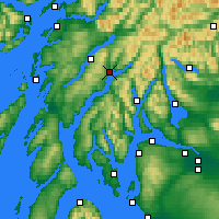 Nearby Forecast Locations - Inveraray - Map