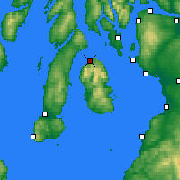 Nearby Forecast Locations - Lochranza - Map