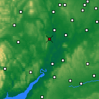 Nearby Forecast Locations - Malvern - Map