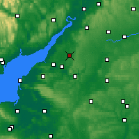 Nearby Forecast Locations - Yate - Map