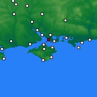 Nearby Forecast Locations - Portsmouth - Map