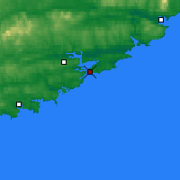 Nearby Forecast Locations - Roches Pt - Map