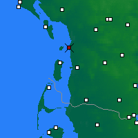 Nearby Forecast Locations - Vester Vedsted - Map