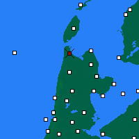 Nearby Forecast Locations - Den Helder - Map