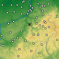 Nearby Forecast Locations - Aywaille - Map