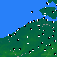 Nearby Forecast Locations - Blankenberge - Map
