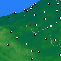 Nearby Forecast Locations - Poperinge - Map