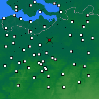 Nearby Forecast Locations - Sint-Niklaas - Map