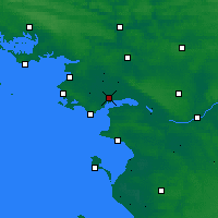 Nearby Forecast Locations - Saint-Nazaire - Map