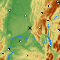 Nearby Forecast Locations - Ambérieu-en-Bugey - Map