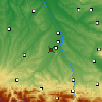 Nearby Forecast Locations - Lherm - Map