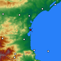 Nearby Forecast Locations - Leucate - Map