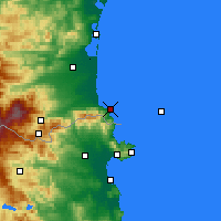 Nearby Forecast Locations - Port-Vendres - Map