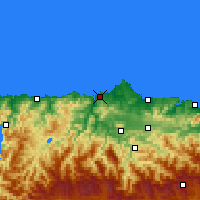 Nearby Forecast Locations - Avilés - Map