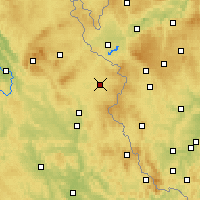 Nearby Forecast Locations - Tirschenreuth - Map