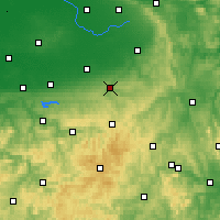 Nearby Forecast Locations - Büren - Map