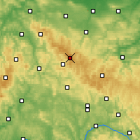 Nearby Forecast Locations - Rennsteig - Map