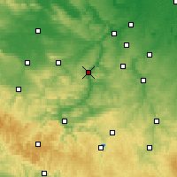 Nearby Forecast Locations - Jena - Map