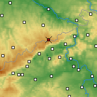 Nearby Forecast Locations - Altenberg - Map