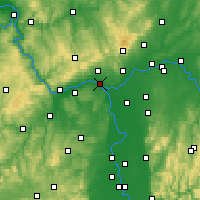 Nearby Forecast Locations - Mainz - Map