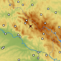 Nearby Forecast Locations - Zwiesel - Map
