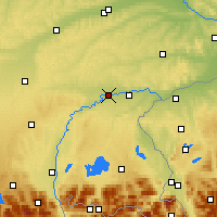 Nearby Forecast Locations - Mühldorf - Map