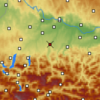 Nearby Forecast Locations - Kirchdorf - Map