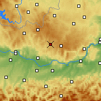 Nearby Forecast Locations - Königswiesen - Map