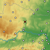 Nearby Forecast Locations - Gars am Kamp - Map