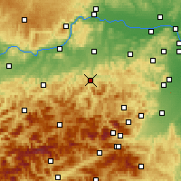 Nearby Forecast Locations - Lilienfeld - Map