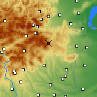 Nearby Forecast Locations - Mönichkirchen - Map