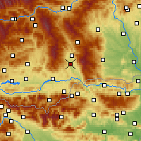 Nearby Forecast Locations - Sankt Andrä - Map