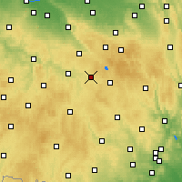 Nearby Forecast Locations - Přibyslav - Map