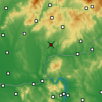 Nearby Forecast Locations - Dudince - Map